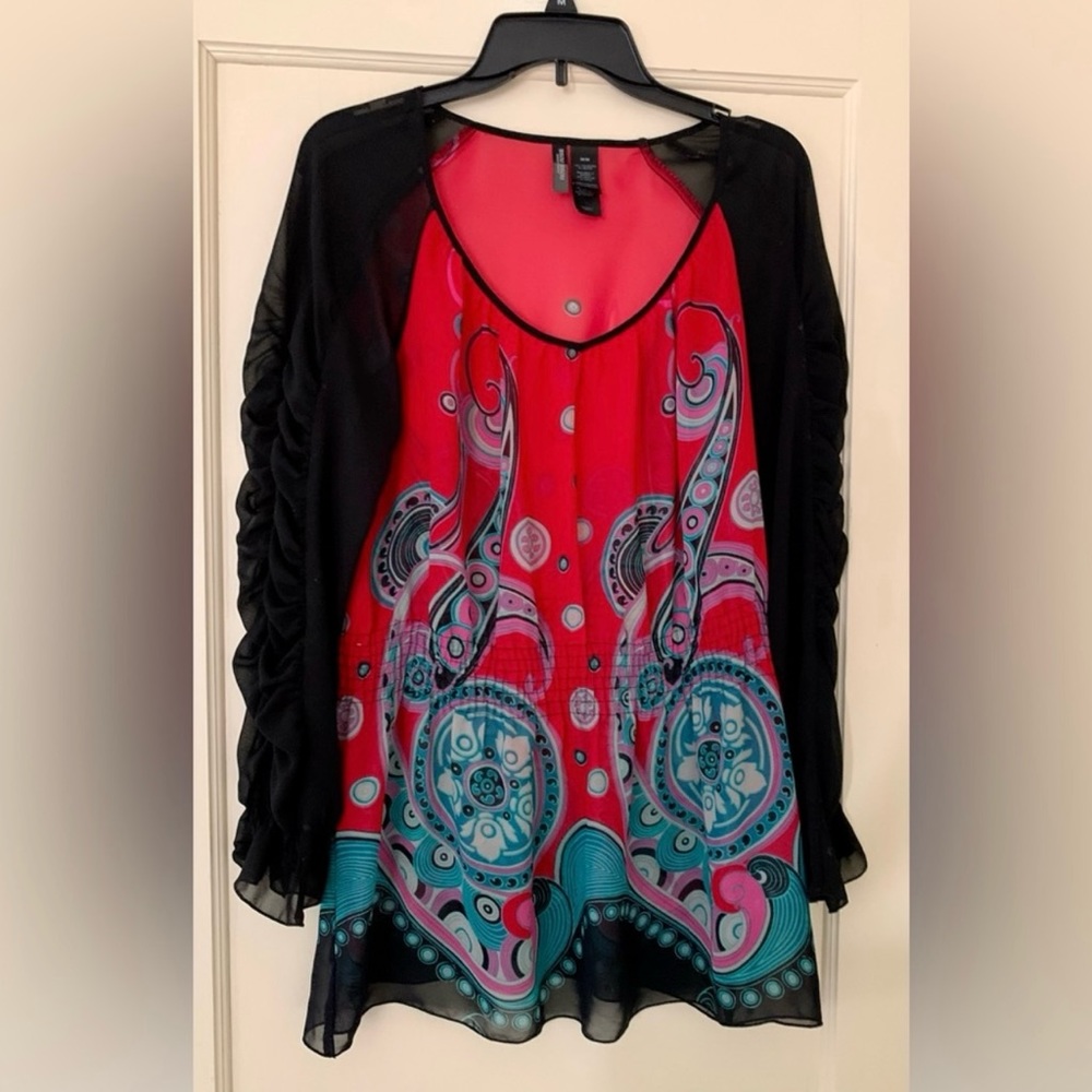 BISOU BISOU MICHELE BOHBOT Blouse Size M